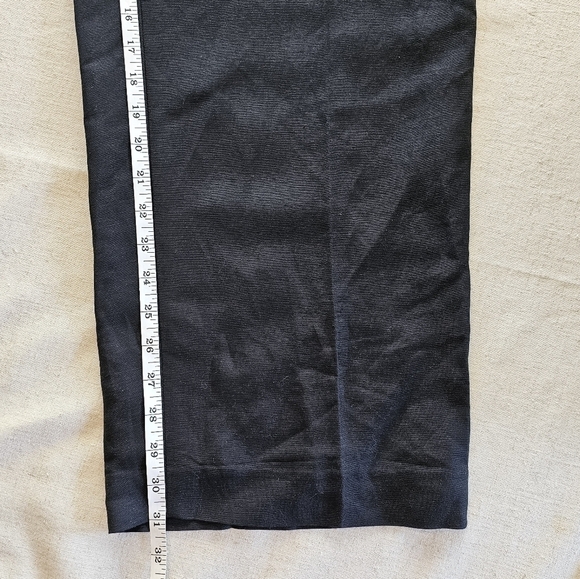 Kasper Womens Black Wide Leg Linen Pants 16W - Picture 8 of 16